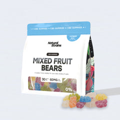 Mixed Fruit Bears - Everyday Calm - 60mg x 30 CBD Gummies (1800mg)
