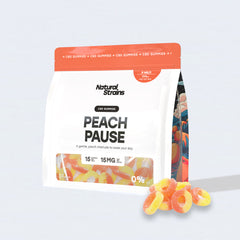 Peach Pause - Uplifting Balance - 15mg x 15 CBD Gummies (225mg)